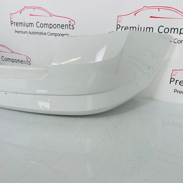 Rear Bumper Skoda Fabia Estate Genuine White Mk3 2018 - 2022 [ak151]