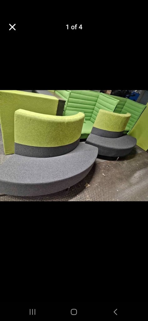 Samba Seating pod and soft seating for reception, breakout area furniture £150 each