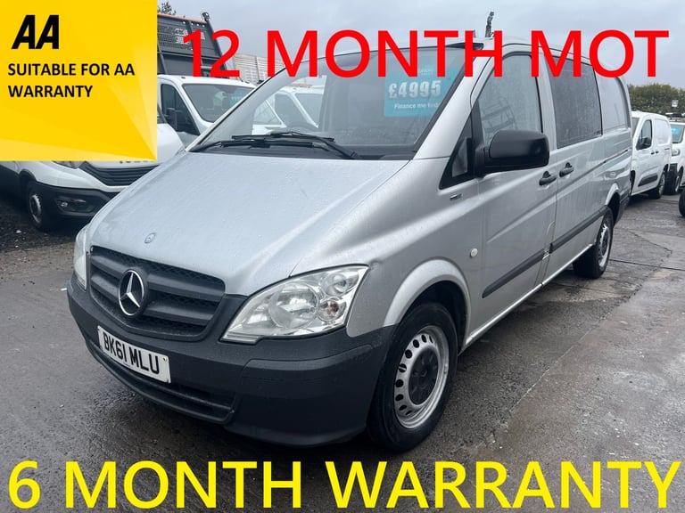 2011 Mercedes-Benz Vito 113CDI BlueEFFICIENCY Window Van PANEL VAN Diesel Manual