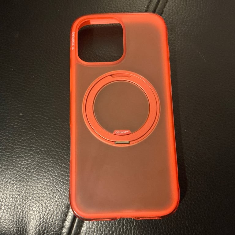 image for Torres Ostand Fitness case 16 Pro Max Coral Pink/Red
