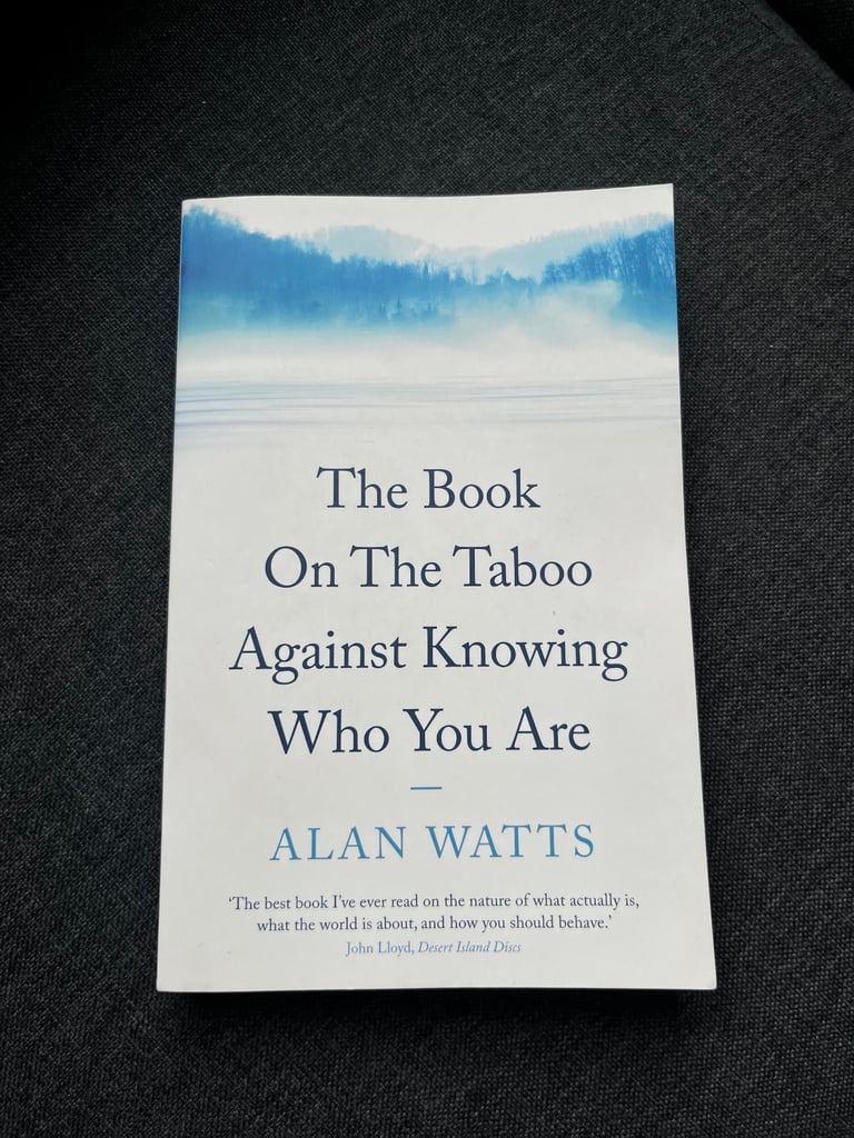image for Alan Watts – The Book on the Taboo Against Knowing Who You Are (Paperback, New)