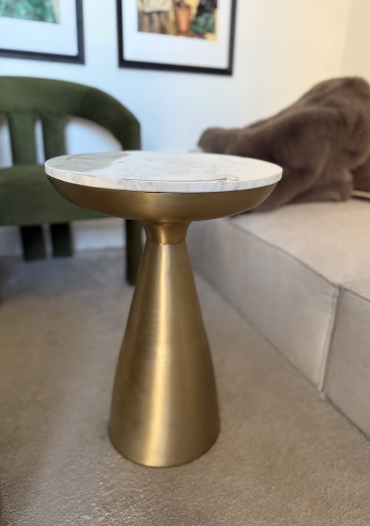 Rockette St-George Marble Top Side Tables x2