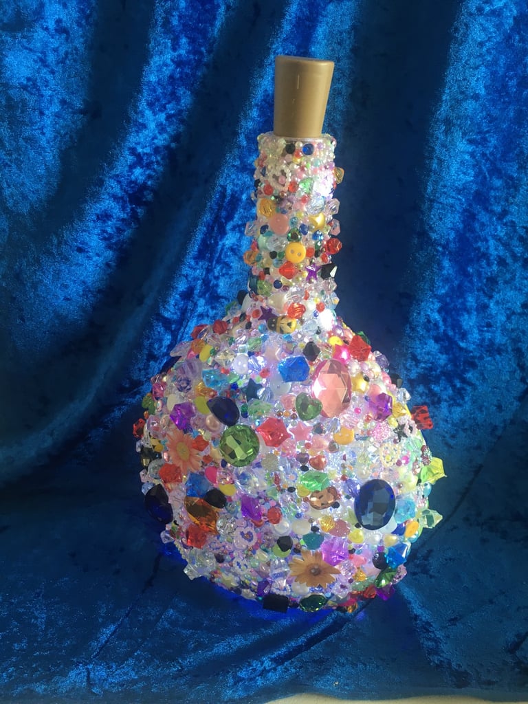 Jewelled Bottle light ~ New 