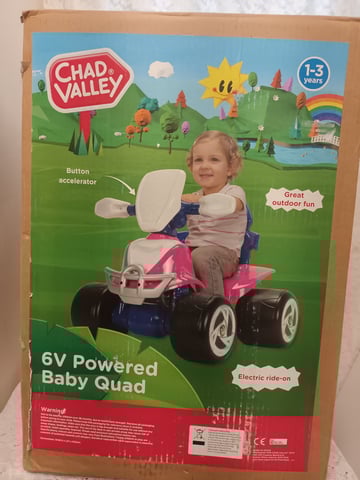Chad valley baby sale 6v powered quad bike