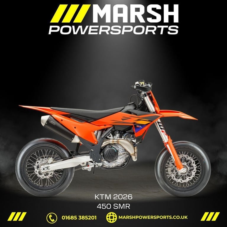 KTM 450 SMR 2026 - KTM Main Dealer - Reserve Now!