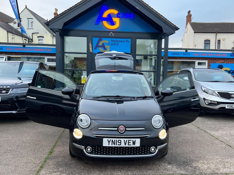 2019 Fiat 500 1.2 Lounge Hatchback 3dr Petrol Manual Euro 6 (s/s) (69 bhp) HATCHBACK Petrol Manual