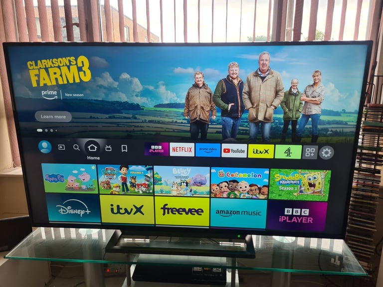 TOSHIBA 65 INCH SMART 4K UHD HDR LED FIRE TV WITH WIFI, FREEVIEW & FREESAT HD 