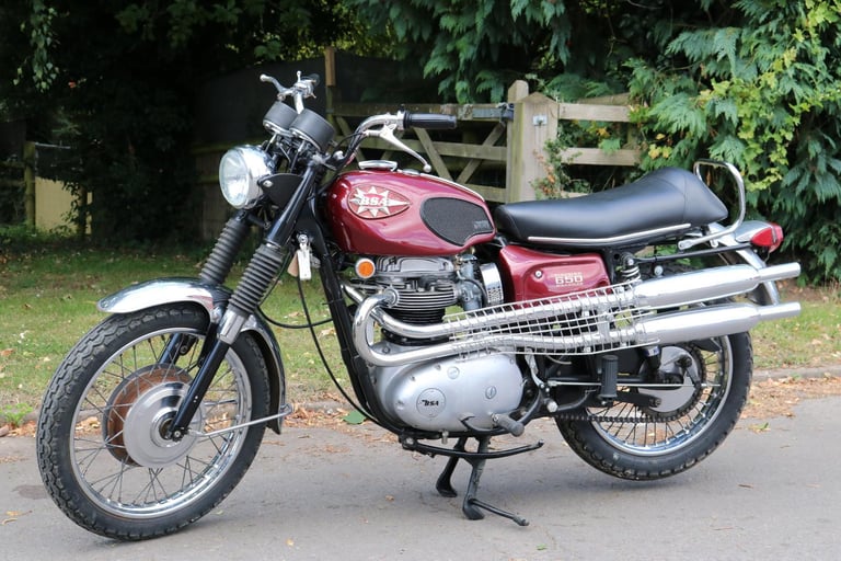BSA A65 S Firebird Scrambler 1969 Older restoration runs and rides SUPERB