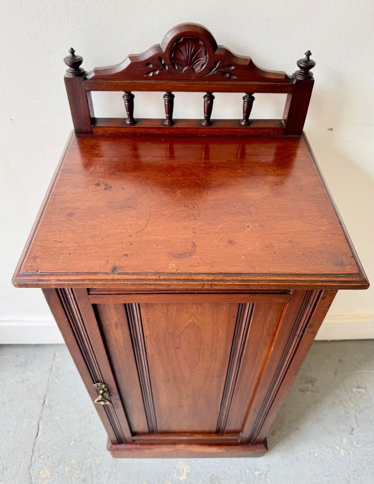 Victorian Mahogany Bedside Table
