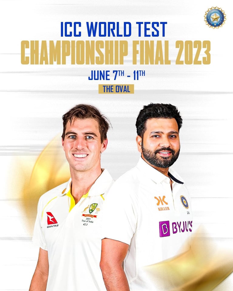 World Test Championship (WTC) Final-India vs Australia 7th June- Day 1