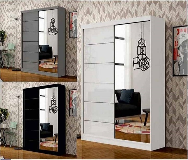 Chicago wardrobe milan wardrobe berlin wardrobe brand new mirrored 2 /