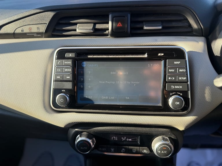 2017 Nissan Micra 0.9 IG-T N-Connecta 5dr HATCHBACK Petrol Manual