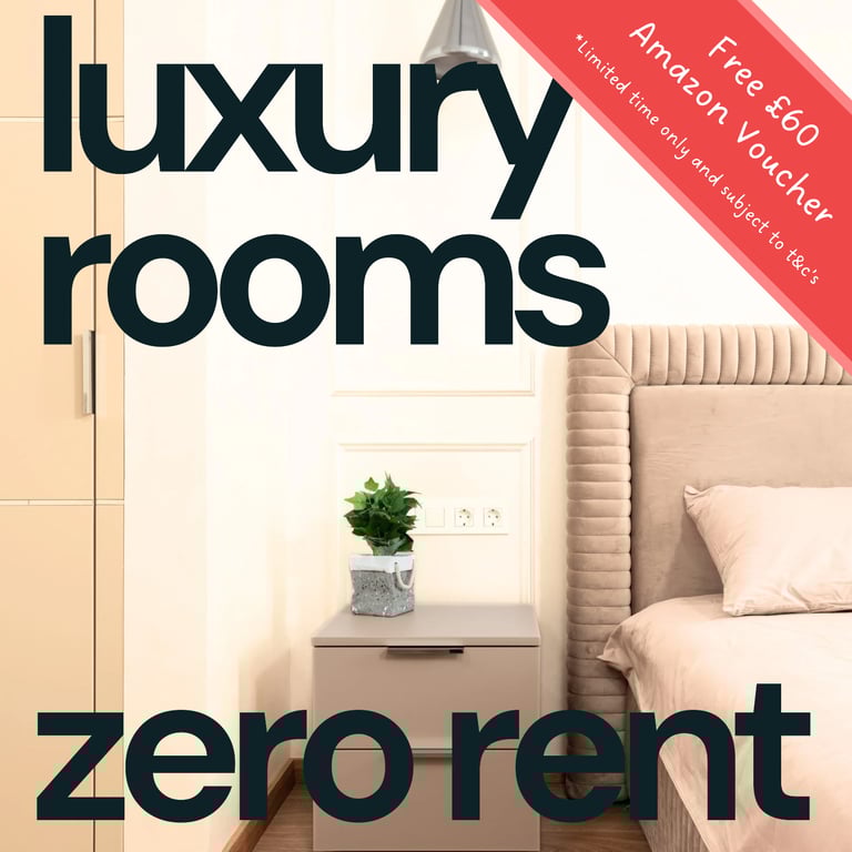 Luxury Supported Accommodation - Single & Double rooms Rent (Pay nothing but Service Charge) Ref 154
