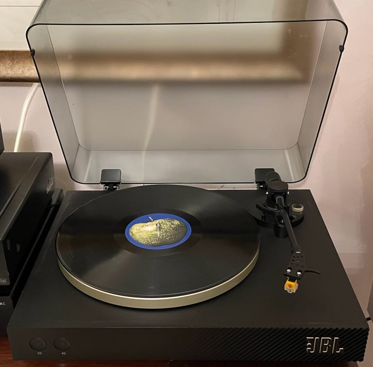 image for JBL Spinner BT Black/Gold Bluetooth Turntable with upgraded Audio-Technica ATN91 Conical Stylus