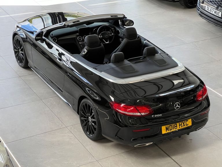 2018 Mercedes-Benz C-Class 2.0 C200 AMG Line Cabriolet 2dr Petrol G-Tronic+ Euro 6 (s/s) (184 ps)...