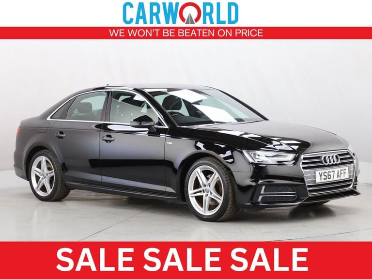 2017 Audi A4 1.4 TFSI S line Saloon 4dr Petrol Manual Euro 6 (s/s) (150 ps) Saloon Petrol Manual