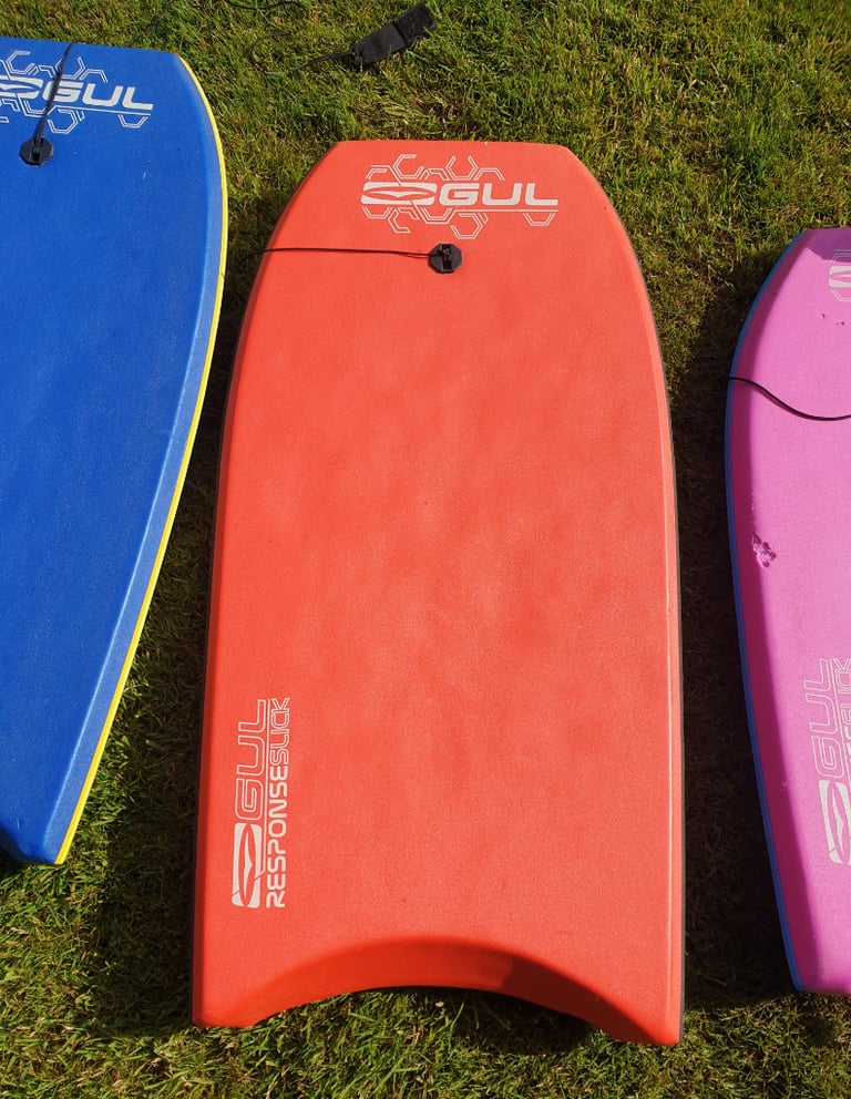 3 Gul Response Slick Body Boards 2 Adult 1 Childs 