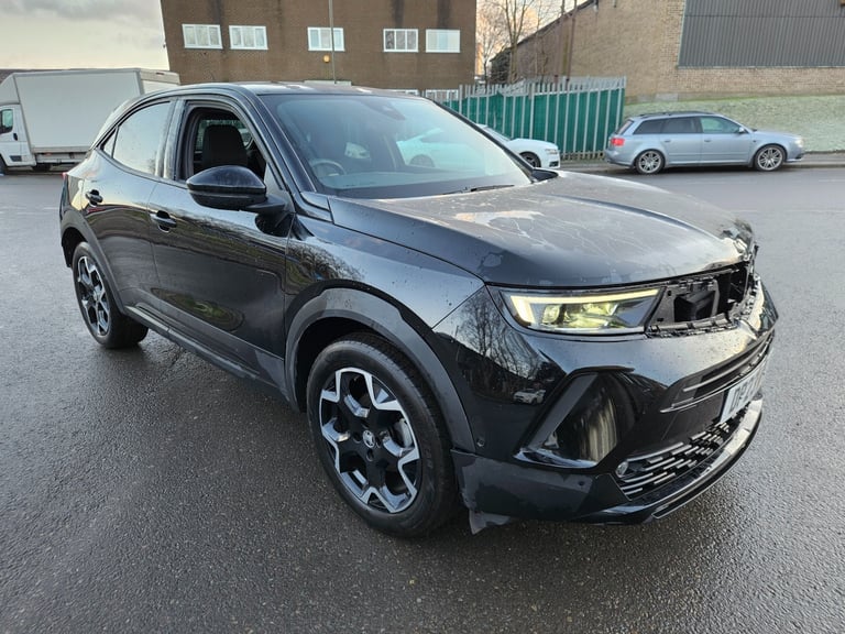 2023 23 Vauxhall Mokka 1.2 Turbo 136 Ultimate 5dr Black Damaged Salvage