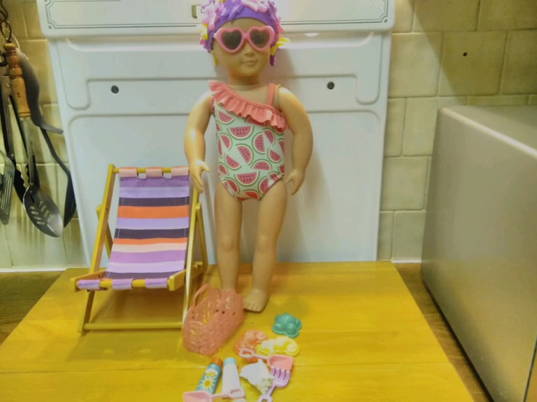 Our generation seaside beach doll and accessories 