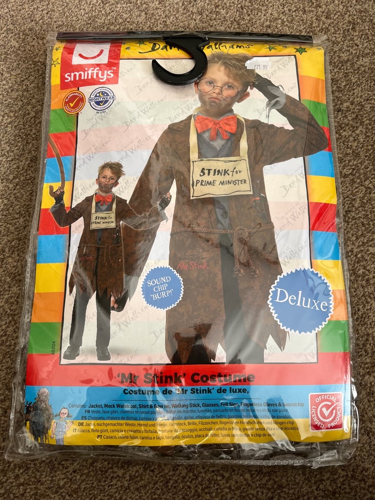 David Walliams fancy dress size large 10-12 years World book day 