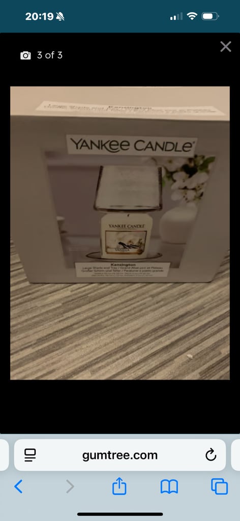 Yankee candle shade and tray 