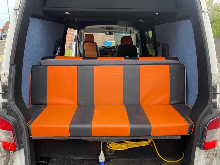 Vw transporter t5 4berth campervan 12 months mot  and rear seat belts 