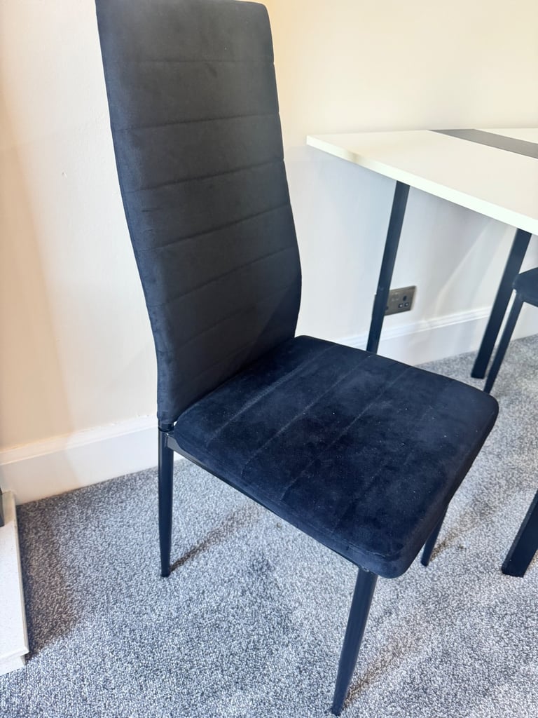 Drop leaf dining table and two chairs