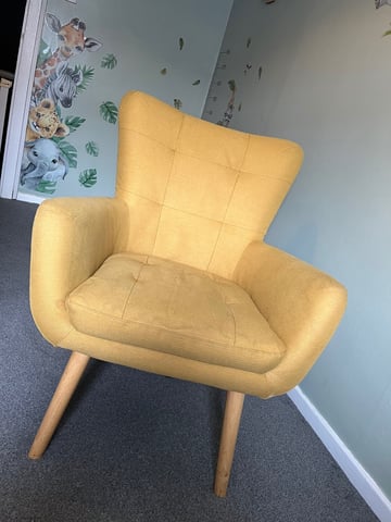 Mustard chair in Neath, Neath Port Talbot Gumtree