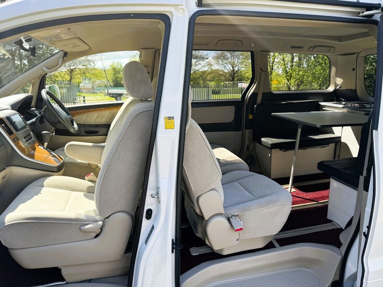 TOYOTA ALPHARD 2005 2.4 PETROL AUTO CAMPER VAN POP TOP ROOF REAR CONVERSION