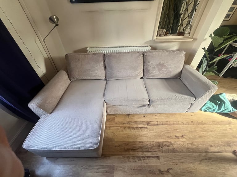 Sofa/ sofa bed - beige 