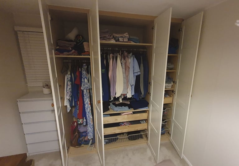 White wardrobes