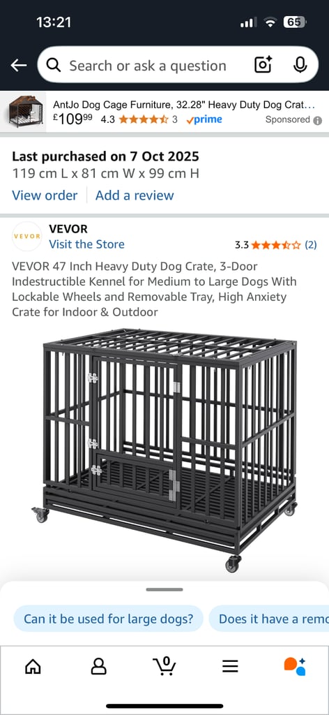 image for Heavy duty dog cages