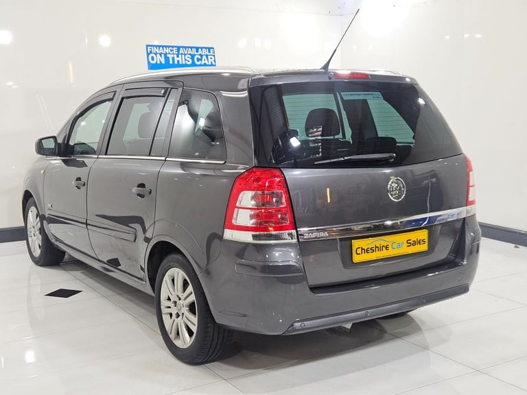 2012 12 VAUXHALL ZAFIRA 1.6 16V DESIGN MPV 5DR PETROL MANUAL EURO 5 (SNAV) (115 