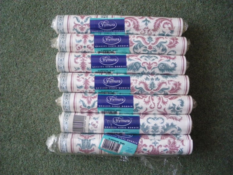 Vymura Ready Pasted Wallpaper (14 rolls, 2 designs and 7 rolls of border.