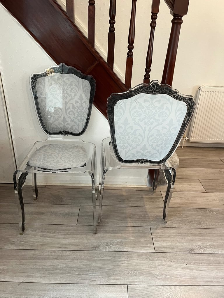 image for Acrila Concept Acrylic Baroque Design Chair