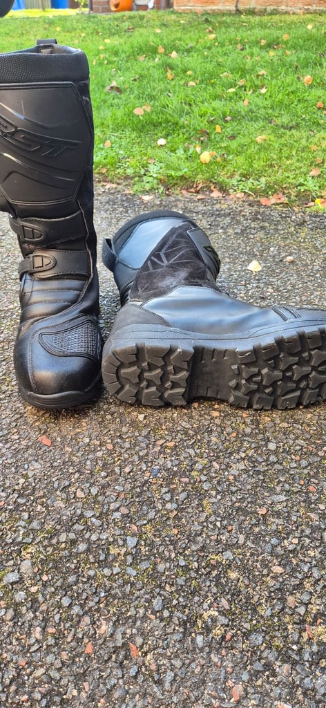 RST adventure motorcycle boots
