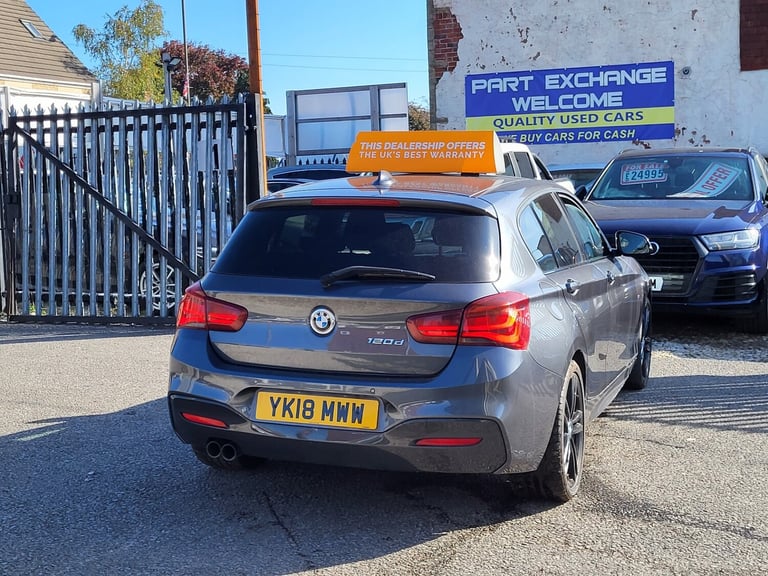 2018 BMW 1 Series 120d M Sport Shadow Edition 5dr TOP SPEC HATCHBACK Diesel Manual