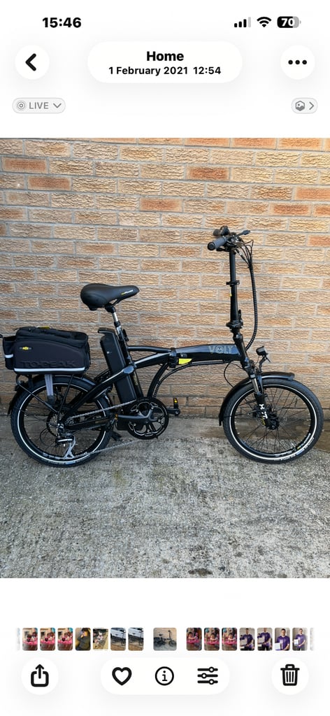 Volt metro folding electric bike 