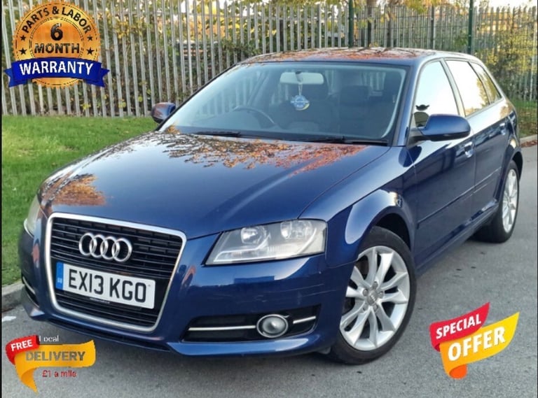2013 Audi A3 2.0 TDI 170 Sport 5dr [Start Stop] HATCHBACK Diesel Manual