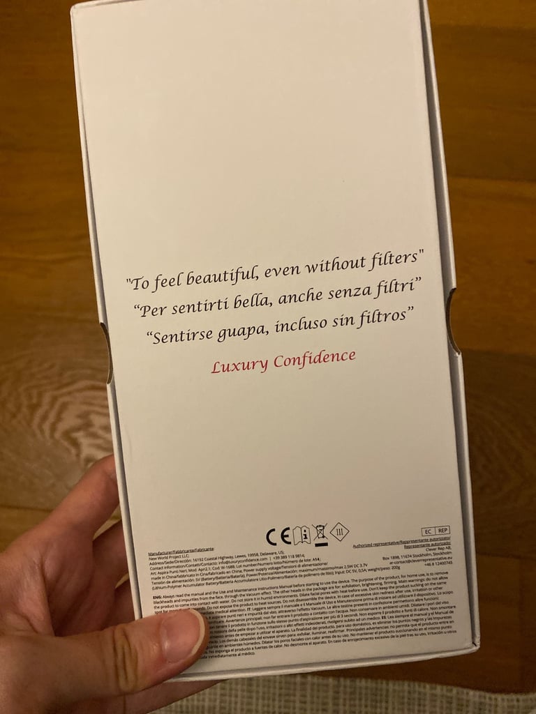 Blackhead treatment kit 2.0 luxury confidence 