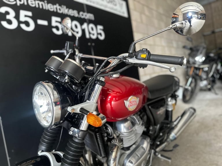 STUNNING LOW MILEAGE 2022/72 ROYAL ENFIELD INTERCEPTOR 650 MOTORCYCLE