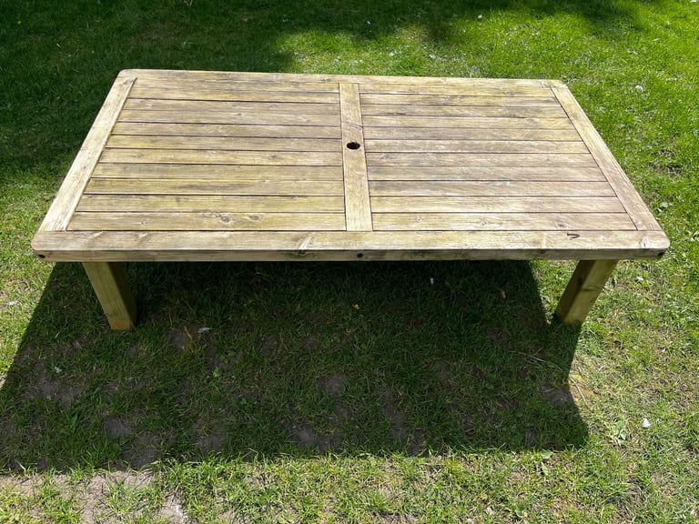 image for Wooden garden coffee table 