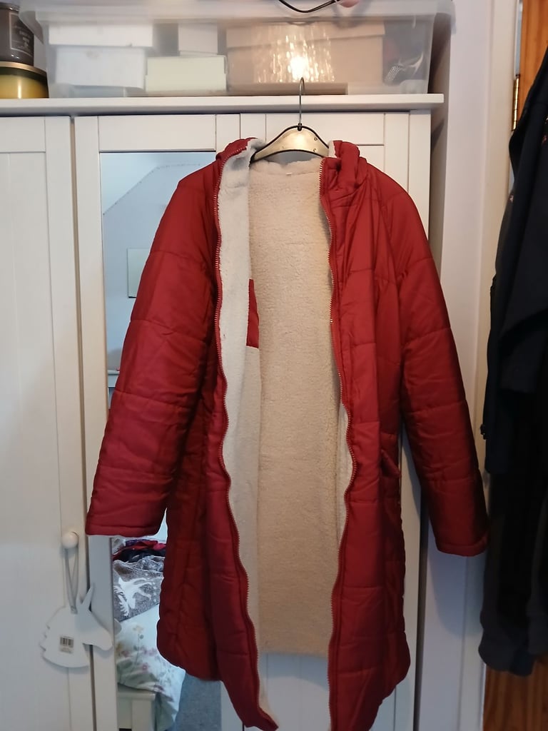 Long padded coat size L
