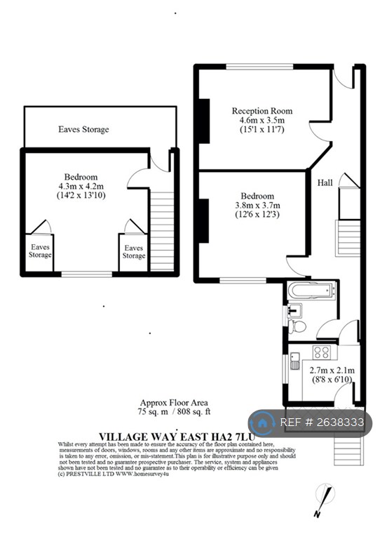 2 bedroom flat in Village Way East, Harrow, HA2 (2 bed) (#2638333)