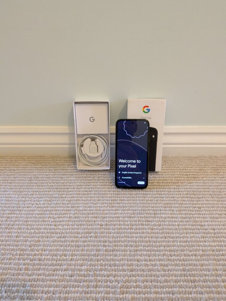 Google Pixel 8a 128gb Obsidian Black Unlocked