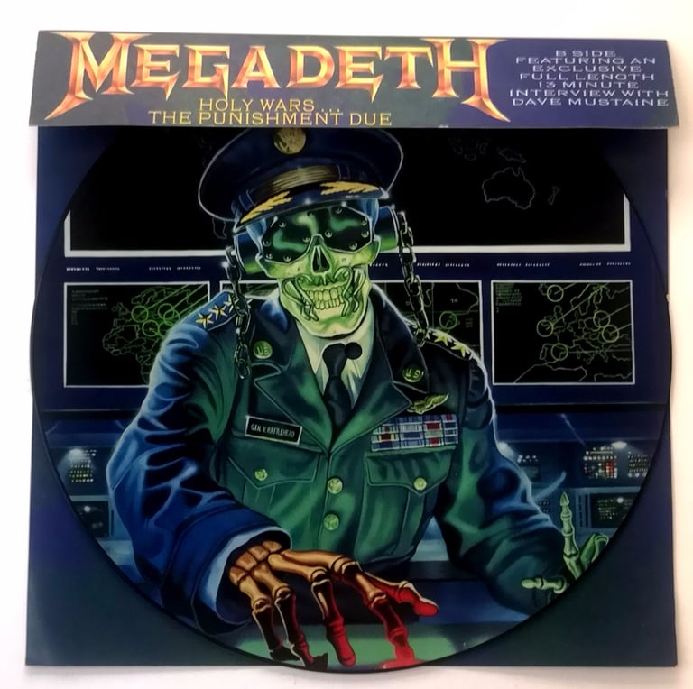 MEGADETH Holy Wars... The Punishment Due Picture Disc 
