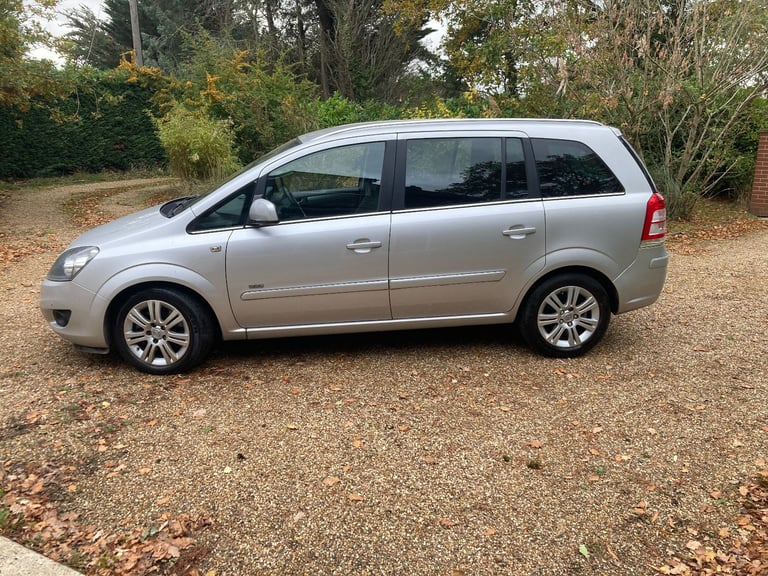 2012 VAUXHALL ZAFIRA 1. 7 CDTI DIESEL 7 SEATER, MPV. LONG MOT. CHEAP TAX.