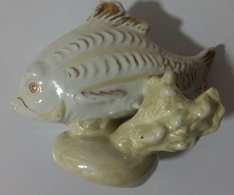 Vintage ussr soviet carp figurine 