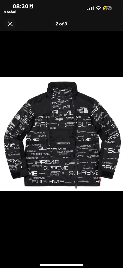 Supreme North face jacket size medium