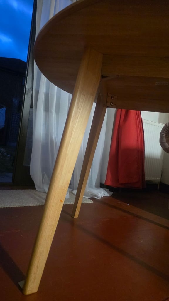 ROUND WOODEN DINING TABLE | in Hayes, London | Gumtree